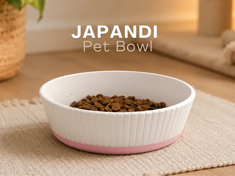Japandi Pet Bowl | Cat and Dog Bowl