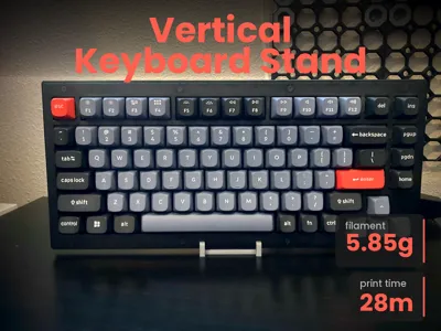 Vertical Keyboard Stand - Universal Fit