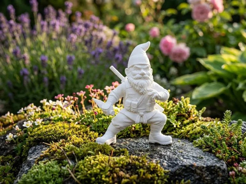 Ninja - Gartenzwerg