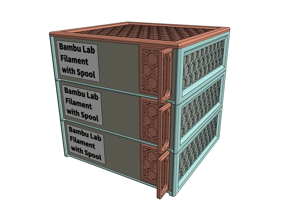 Modular Multipurpose Drawer - Spool Cardboard Box by lzrd MakerWorld ...
