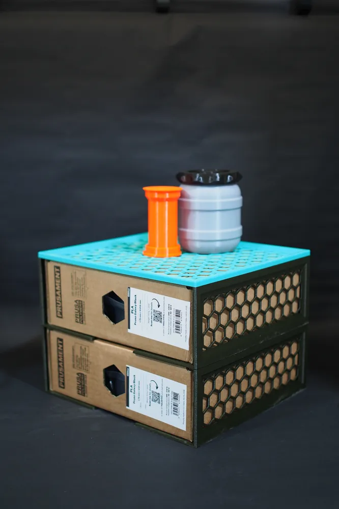 Scrowable Box Modular Multipurpose Drawer - Spool Cardboard Box by lzrd MakerWorld ...