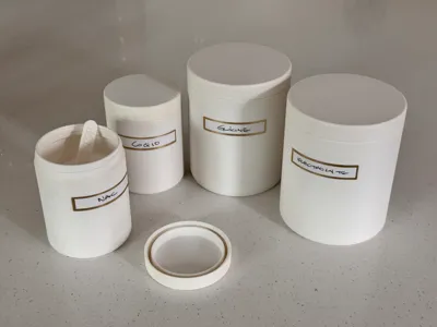 SCREW TOP STORAGE CONTAINERS
