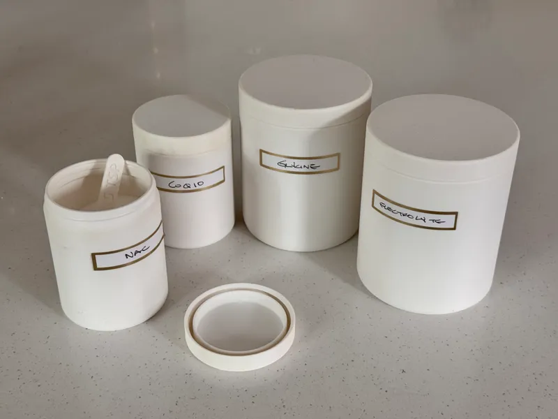 SCREW TOP STORAGE CONTAINERS