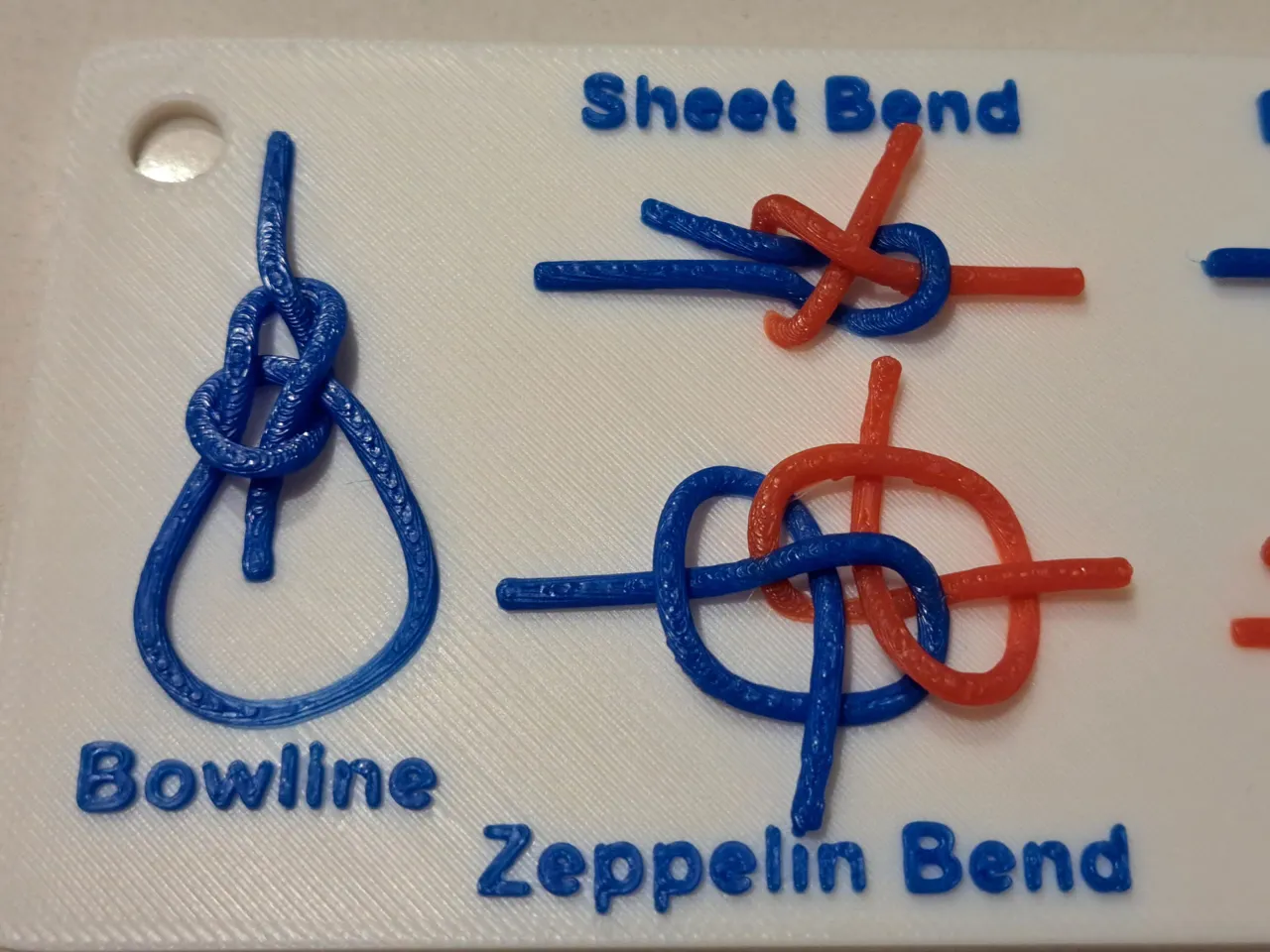 Backpack Hiking Knot Reference Card view 2