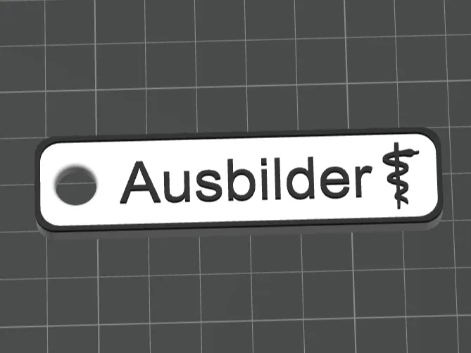 Anhänger Ausbilder Sanitäter / Medizin