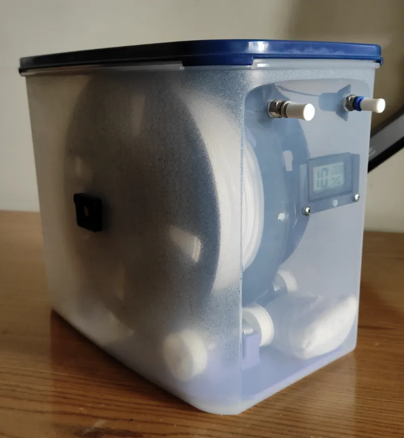 Dual-Spool Filament Dry Box with Direct Printing