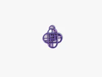 Single Colour Keyring, 0.2mm nozzle, 100% infill