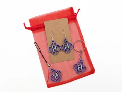 Huntrix Inspired Earrings, Charm or Keychain