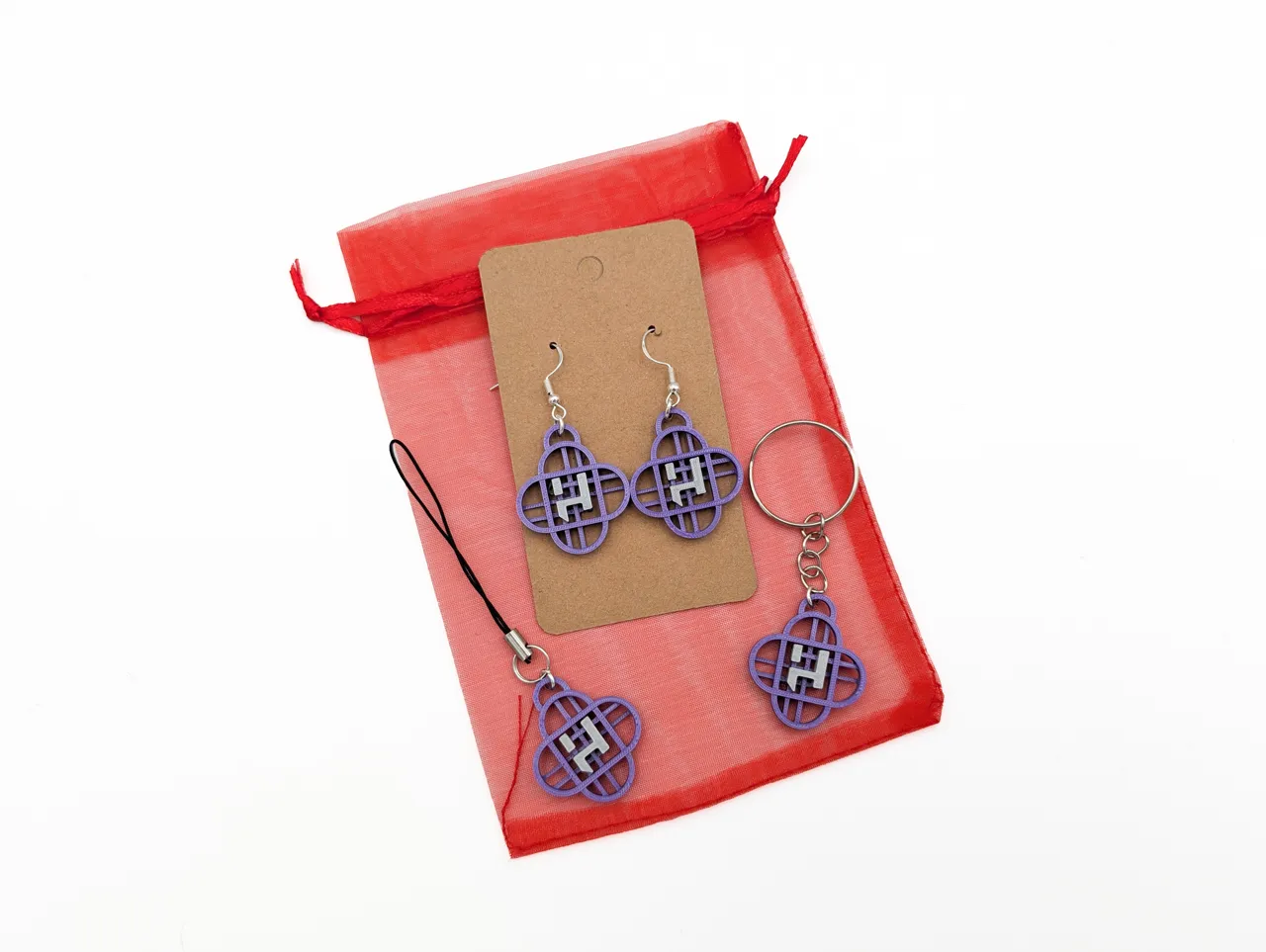 Huntrix Inspired Earrings, Charm or Keychain view 2