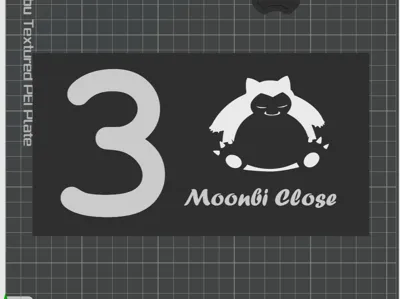 Door Plate snorlax