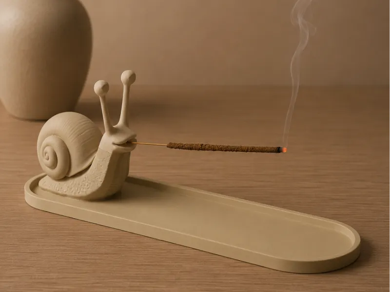 Smoking Snail - Incense Holder