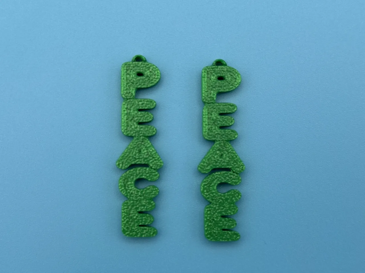 Peace Statement Earrings (less than 2 grams) view 2