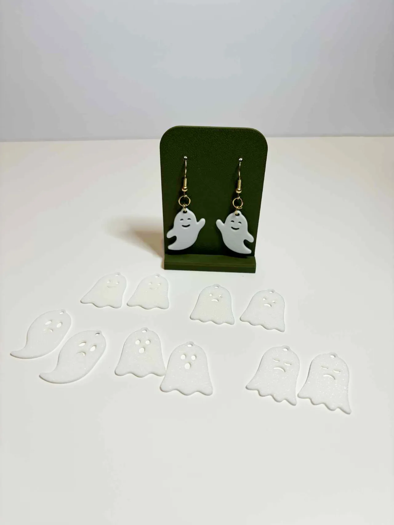 Ghost Earrings set of 6 types view 3