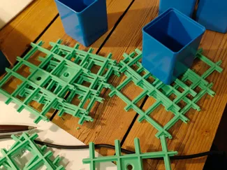 Mudular Grid for AUER PACKAGING Bins - Cut f IKEA