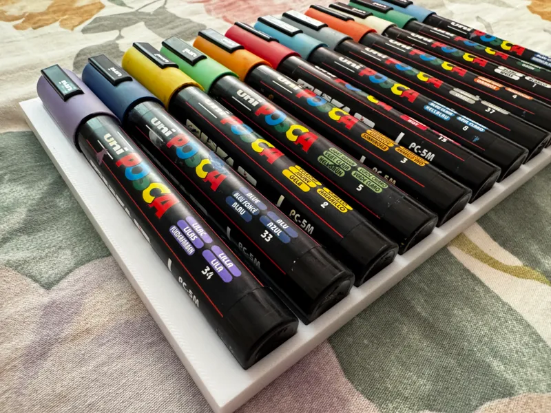 Soporte rotuladores Posca para Ikea Micke