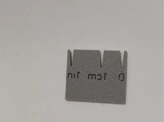 Calipher for scanned images in Fusion360