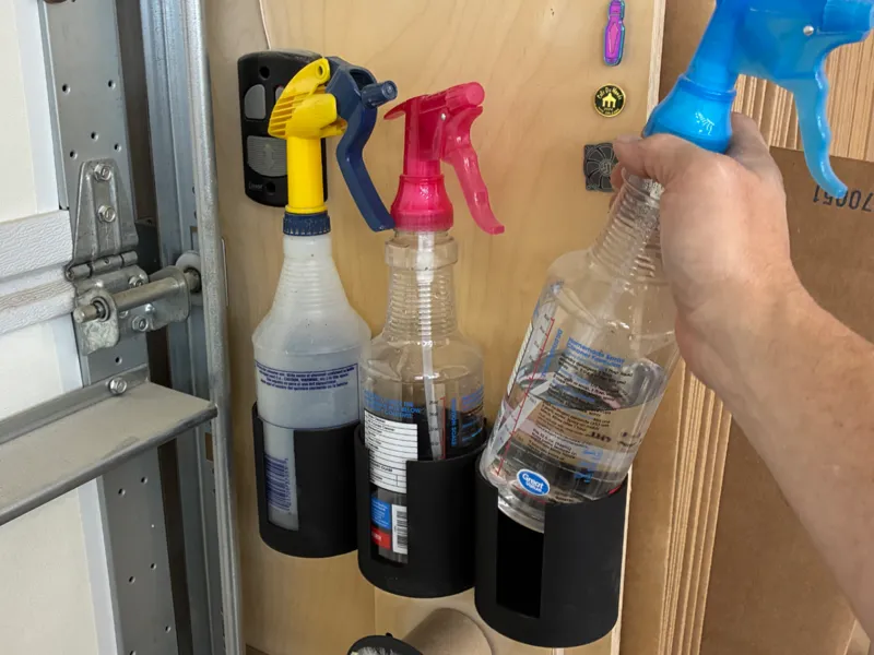 Wall mount Spray bottle Holder