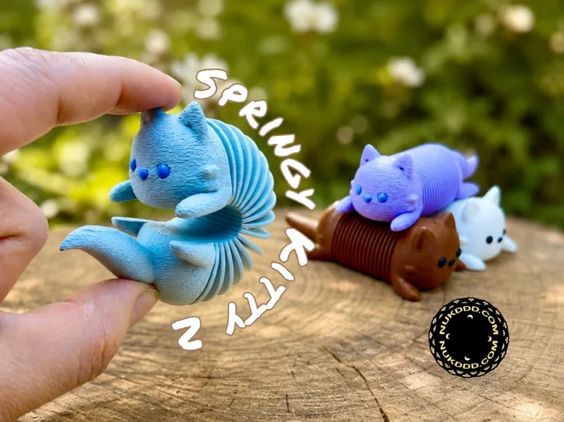 Springy Kitty 2 Flexi Fidget