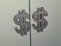 Poignée symbole dollar pour tiroir ou porte — photo 2