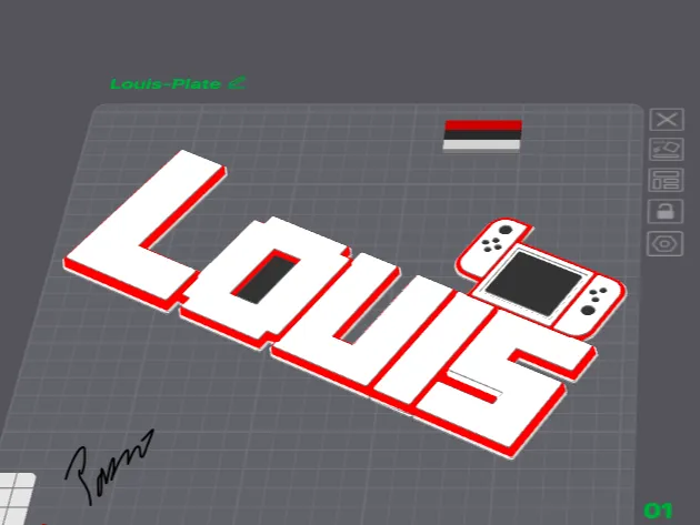 Lightbox " Louis  " 