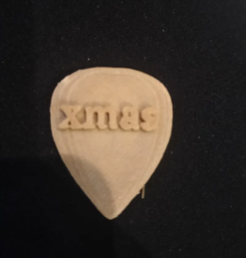 xmas guitar pick