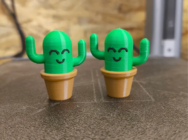 Cute Cactus – Figurine, Magnet & Keychain