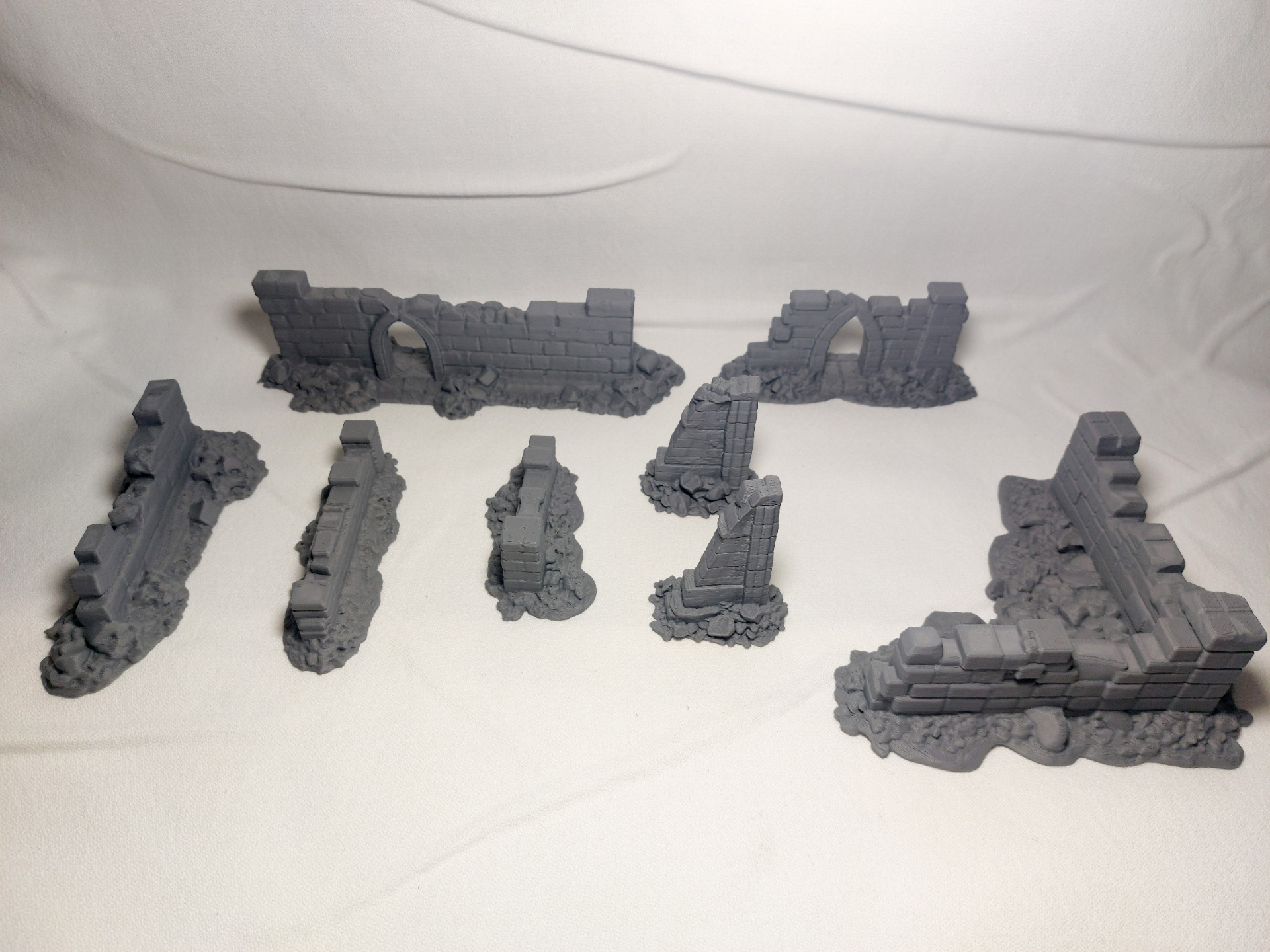 Stone Walls & Corners Set - Ruins Scenery