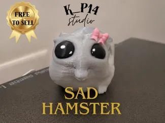 SAD HAMSTER MEME  <3