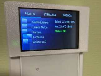 Smart Home Control Panel HomeAssistant CYD 3.5'