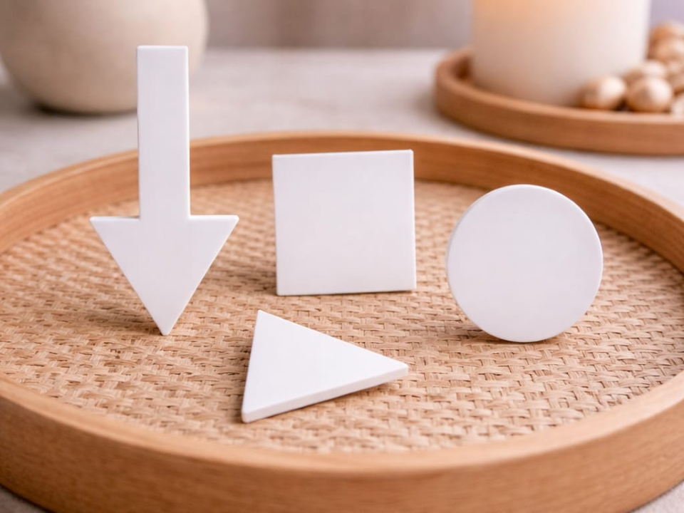 Minimalist 3D Geometric Shapes Set