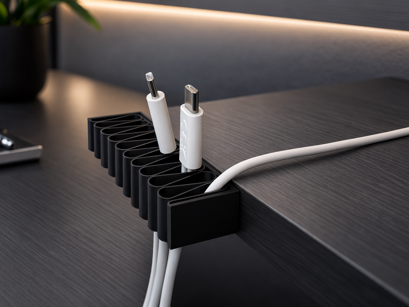 Miniatura 2 do modelo 3D DotFlex Cable Holder - Versatile Fit
