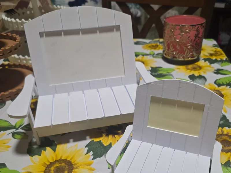 Bench Shape Picture Frame