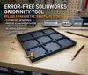 Grid Sizes 1x1 to 5x5 Baseplates With Magnet Holes