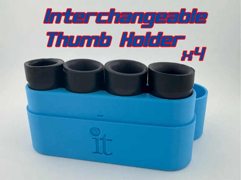 Interchangeable Bowling Ball Thumb Slug Holder x4