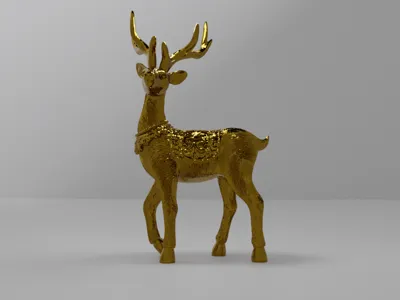 Cute Reindeer – Easy Print Christmas Decoration