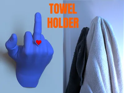 FINGER TOWEL HOLDER