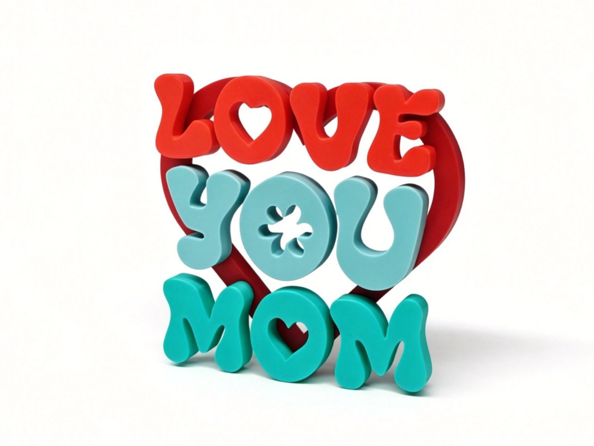 i love mom 母亲节礼物摆件