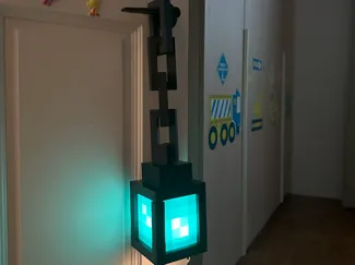 Mincraft Lantern Chain - no glue needed!
