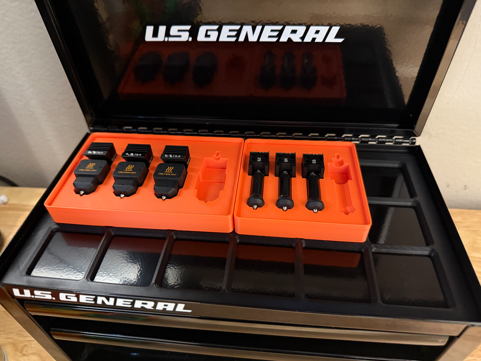 Gridfinity Bambu H2C Induction Hotend 4-slot