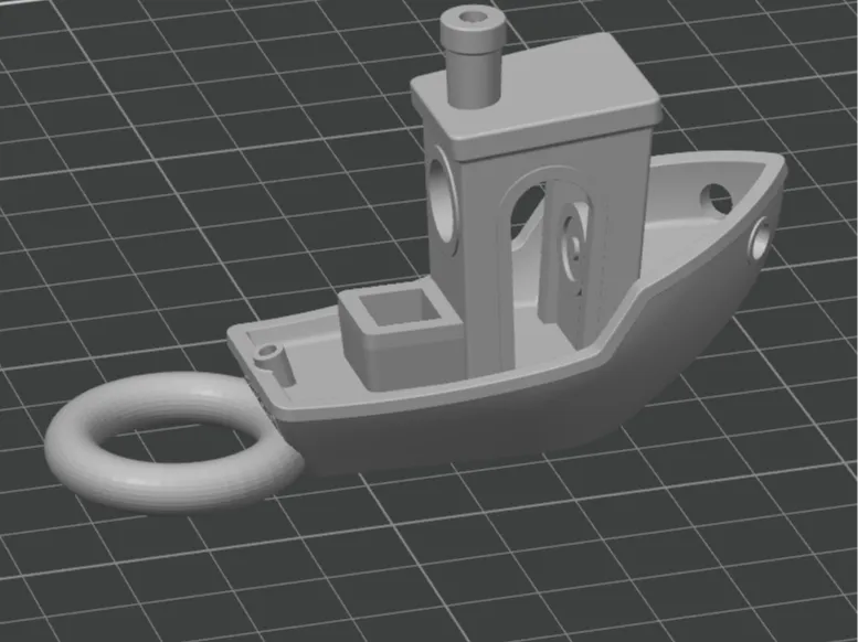 benchy with hole in back nice for keyring