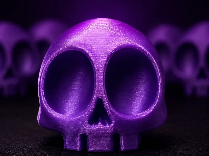 Chibi Big Eye Skull / Keychain