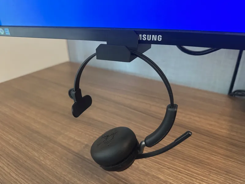 Headphone stand/Bottom mount for monitors