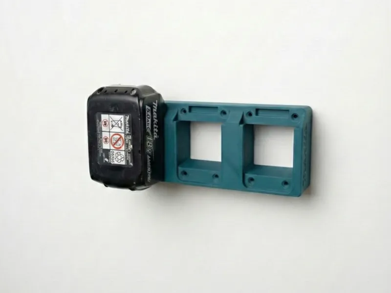Extended Makita 18v Battery Wallmount