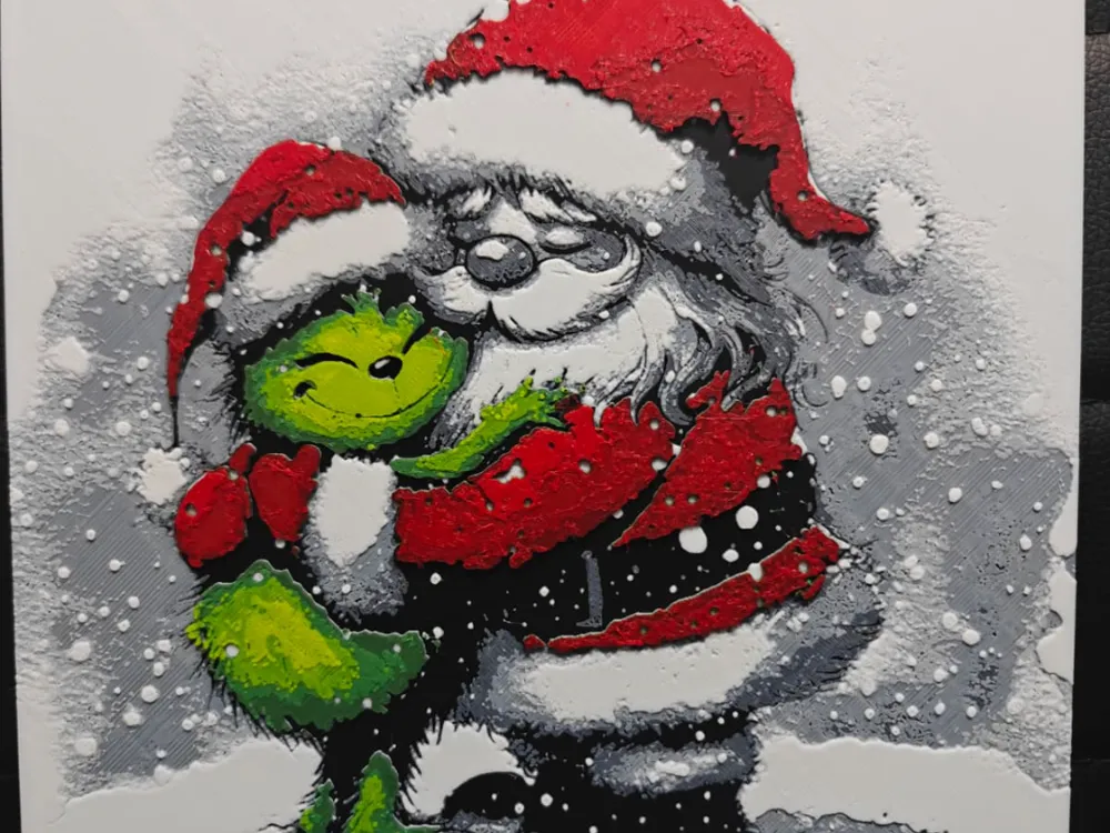 Santa & Grinch 5 and 4 colours NO AMS REQUIRED