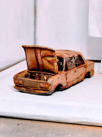 Letrero o emblema decorativo: Abandoned Car - post-apocalyptic display — vista de referencia 2