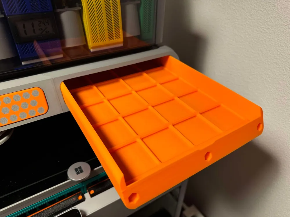 AMS Riser V2 Drawer Base + Gridfinity (Remix) - Free 3D Print Model ...