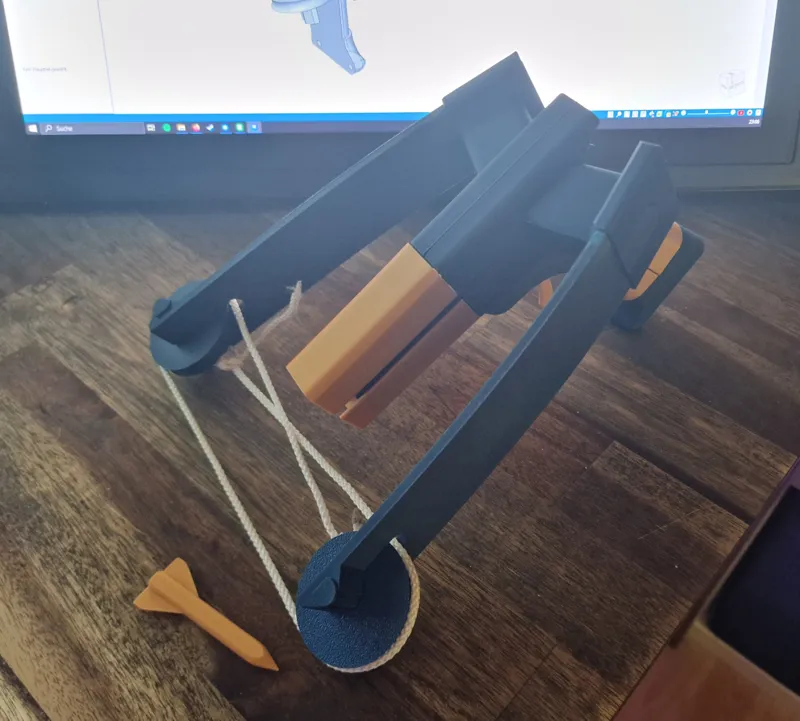 Fully Printable Toy Crossbow 