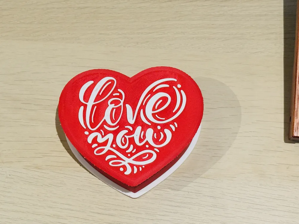 Love Gift: BoxHeart Shaped Valentine Box Container - Free 3D Print ...