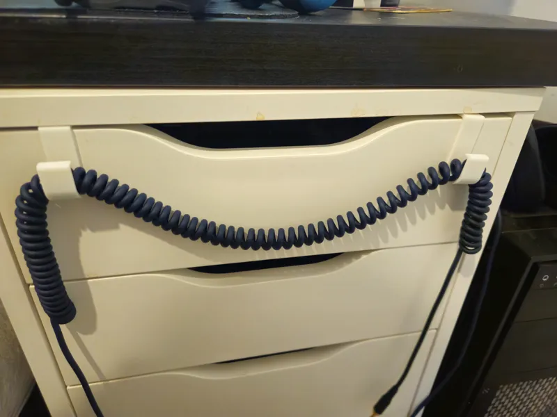 IKEA Alex Drawer Coiled Cable Clip