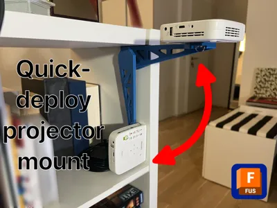 Quick-Deploy Projector Mount